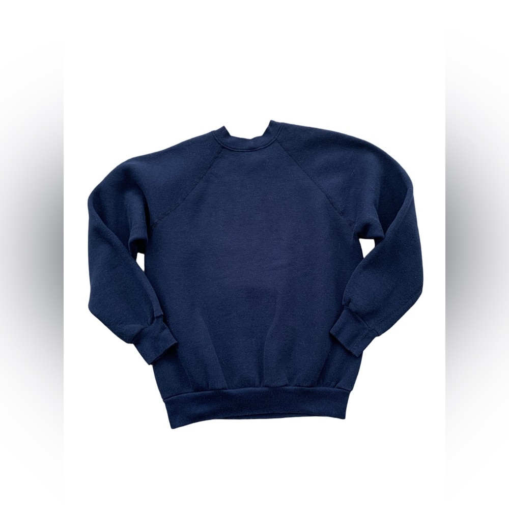 Vintage 80s Medium Michigan Wolverines Football Crewneck Sweatshirt USA Made - Picture 2 of 11